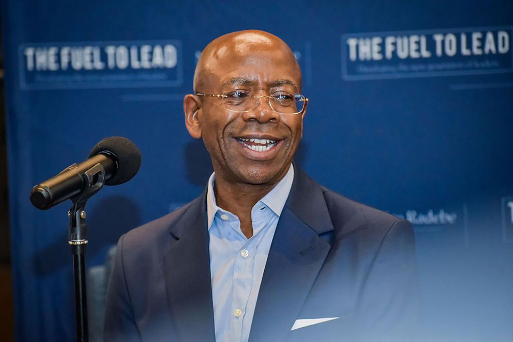 Professor Bonang Mohale during panel discussion